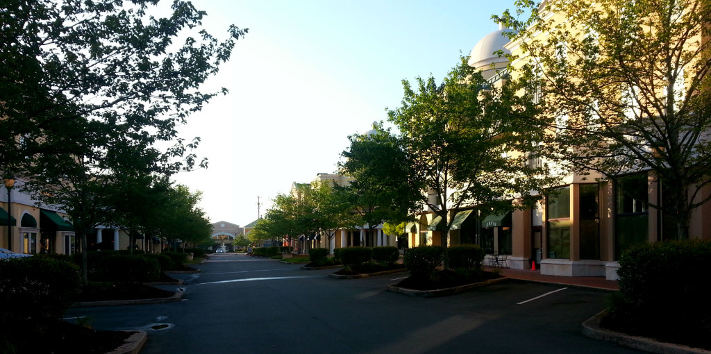 Phillips Place near South Park Mall in the center of South Charlotte
